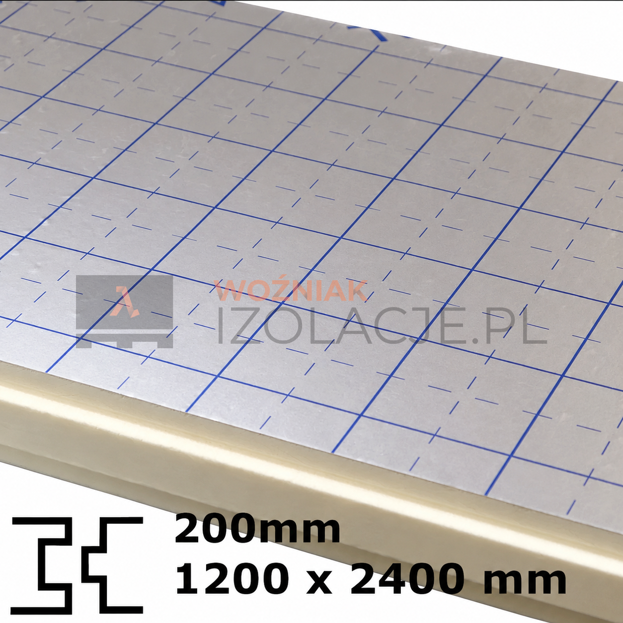 Płyta izolacyjna PIR 20 cm 1200 x 2400 mm