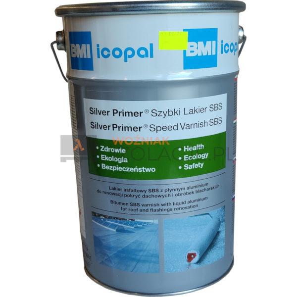 ICOPAL Silver Primer Szybki Lakier SBS 17,5L