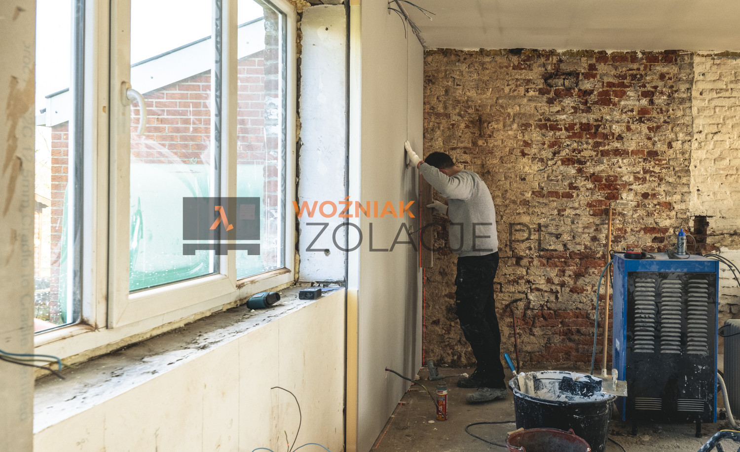 Płyta izolacyjna PIR z karton GIps UNILIN Utherm Wall K Gyp